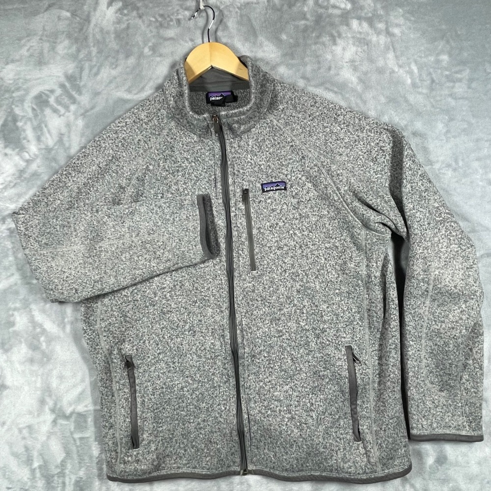 Patagonia Mens Better Sweater Full Zip Jacket Gray XL Knit Fleece 25527 - Picture 2 of 9